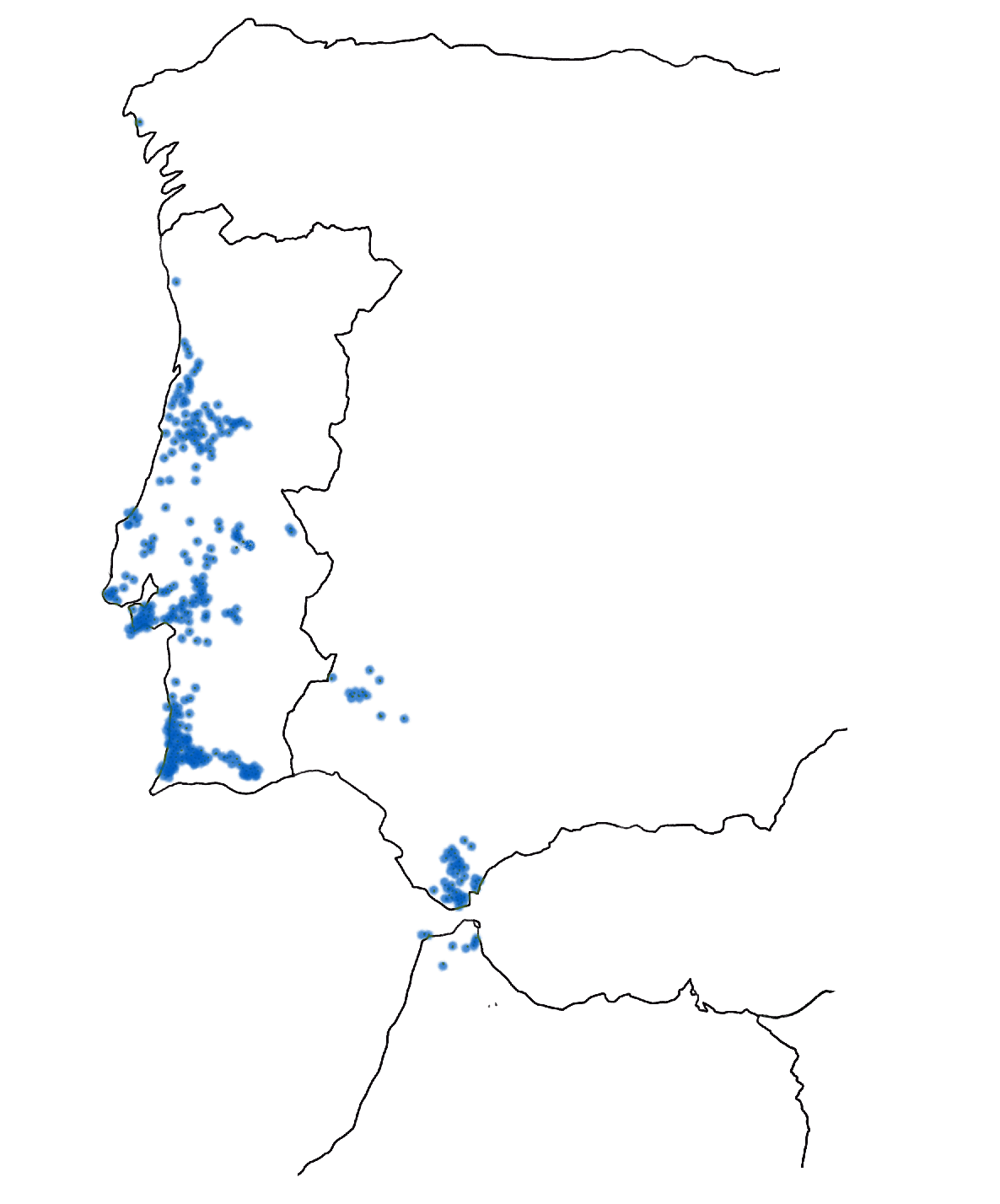 Current distribution map