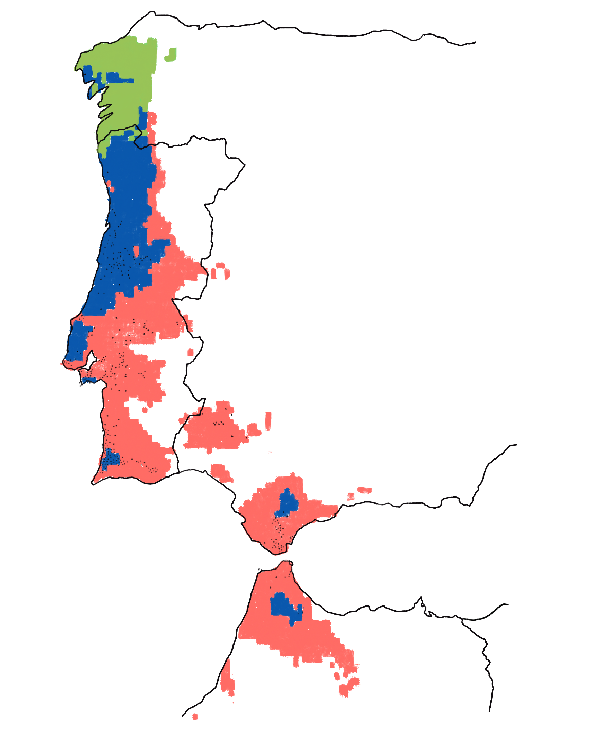 Climate prediction map